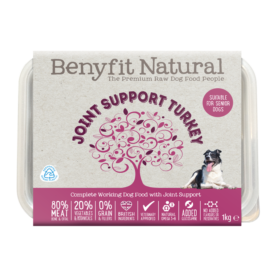 Joint Support Turkey Complete Raw Working Dog Food
