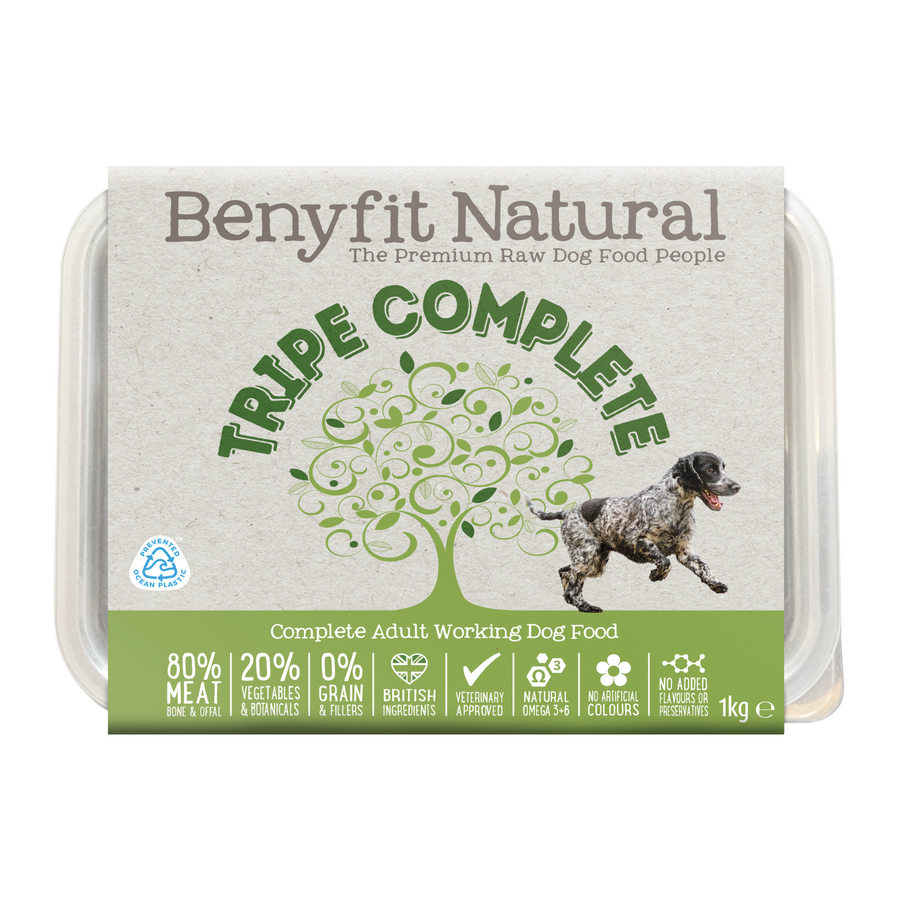 Tripe Complete Raw Dog Food 100 Natural Benyfit Natural