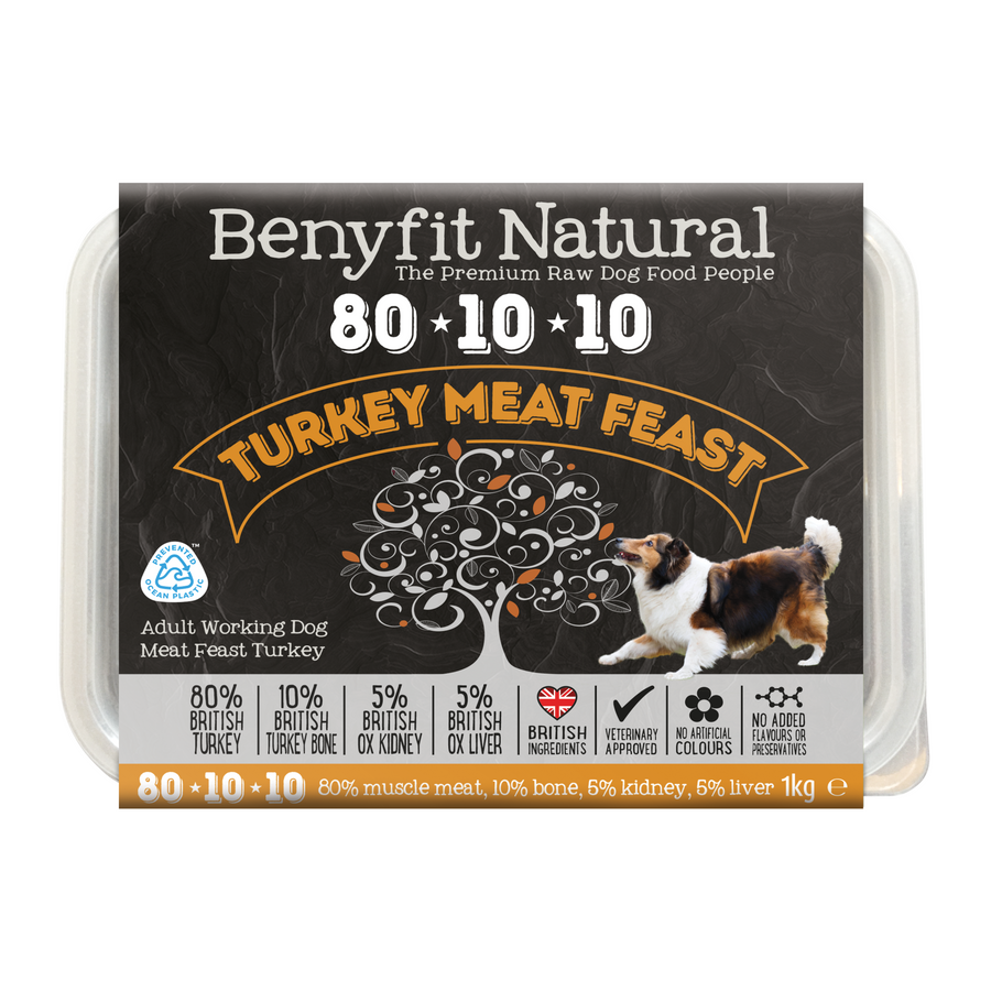 Turkey raw dog food, 801010 raw dog food with natural turkey, premium food for dogs